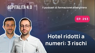 Ep293  Hotel RIDOTTI a NUMERI 3 rischi  Ospitalità 40 [upl. by Saretta]