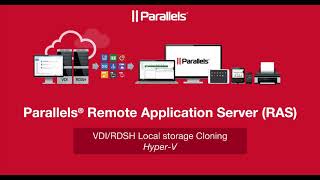 Parallels Remote Application Server RAS  RDSH amp VDI Local Storage Distribution [upl. by Akimak508]