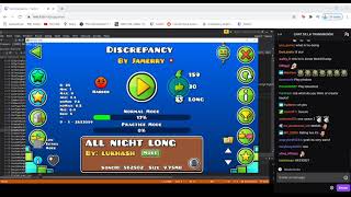 Robtop rates a level live on stream [upl. by Jallier]