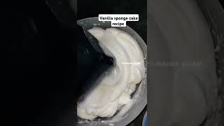 Vanilla sponge cake recipe 😍🤍💜video viralvideo food cooking cake cakedecorating cakedesign [upl. by Enaitsirhc106]