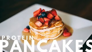 HOW TO MAKE PERFECT PROTEIN PANCAKES  High Protein Low Carb Low Fat – FULL RECIPE [upl. by Ambert76]