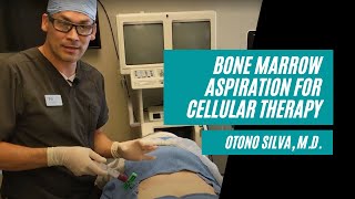 Bone Marrow Aspiration for Stem Cell Therapy by Dr Silva [upl. by Nassi21]