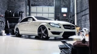 Mercedes Benz CLS63 AMG on 20quot Vossen VVSCV5 Concave Wheels  Rims [upl. by Aikcir845]