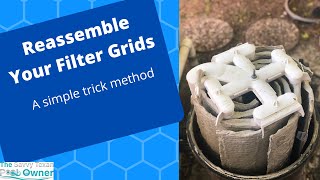 How to put pool filter grids back together [upl. by Price278]