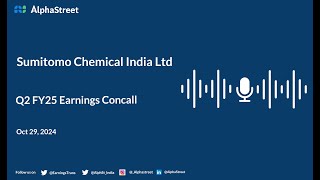 Sumitomo Chemical India Ltd Q2 FY202425 Earnings Conference Call [upl. by Meakem]