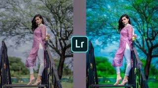 Blue and green tone Lightroom photo editingpreset download free [upl. by Odnalor468]