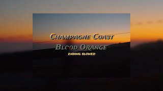 champagne coast  blood orange best partending slowed looped [upl. by Ytirev]