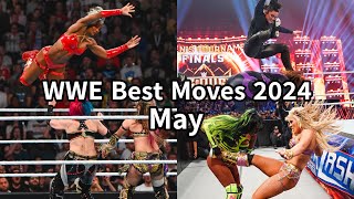 WWE Best Moves of 2024 May [upl. by Llenoil]