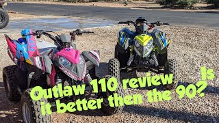 Polaris Outlaw 110 efi  youth atv demo and review [upl. by Egin]