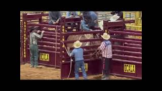 Bull attack in Rodeo [upl. by Nehtanoj8]