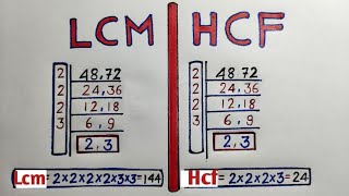 LCM and HCF कैसे निकाला जाता है  LCM and HCF kaise nikale  LCM and HCF  laghuttam mahattam math [upl. by Tufts]