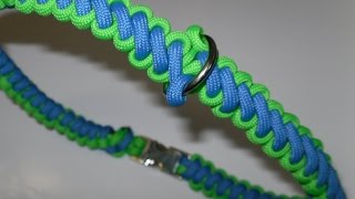 Paracord Halsband für den Hund Curling Millipede   Anleitung in Deutsch auch als Blog [upl. by Giuditta]