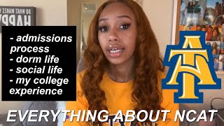 EVERYTHING YOU NEED TO KNOW ABOUT NCAT ADMISSIONS PROCESS SOCIALDORM LIFE amp MORE [upl. by Gunner960]