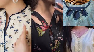 Neck Designs 2023  Beautiful Neck Designs Latest Neck Designs 2023 Trendy Neck DesignSummer Look [upl. by Nelav]