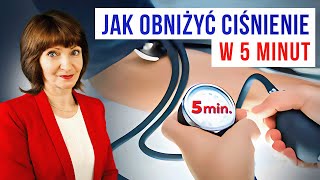 🚩Jak OBNIŻYĆ CIŚNIENIE w 5 min BEZ LEKÓW Dwa proste i skuteczne sposoby na nadciśnienie tętnicze [upl. by Franz]