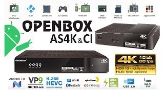 OPENBOX AS4K CI UHD En [upl. by Leakim]