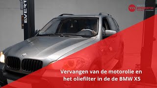 Vervangen van de motorolie en het oliefilter in de BMW X5 [upl. by Erine176]