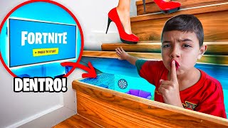 CONSTRUÍ UMA SALA SECRETA GAMER PRO MEU IRMÃOZINHO [upl. by Elvira954]