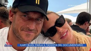 Ilary Blasi parla il tassista del documentario  La vita in diretta 28112023 [upl. by Hurff]