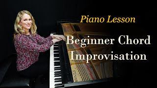 How to Read a Lead Sheet Chord Chart and Improvise on Piano Beginner Chord Improvisation [upl. by Anihcak]