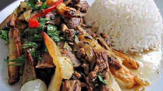 Aprende a preparar Lomo Saltado en menos de 2 minutos [upl. by Adnoraj]