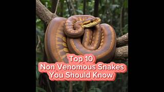 10 NonVenomous Snakes You Should Know  Fascinating Snake Factsquot [upl. by Kendrick208]