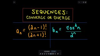 Sequences  Examples showing convergence or divergence [upl. by Scever]