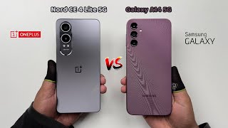 Oneplus Nord CE 4 Lite 5G vs Samsung Galaxy A14 5G  Speed Test [upl. by Anirahs]