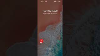 Oppo Reno 5 5G Incoming Call Fake Call Screen Video With Landscape Ringtone [upl. by Nylhtiak]