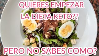 COMO EMPEZAR LA DIETA KETO PARA PERDER PESO RAPIDO PASO A PASO PARA PRINCIPIANTESDIETA 2020 [upl. by Ymot]