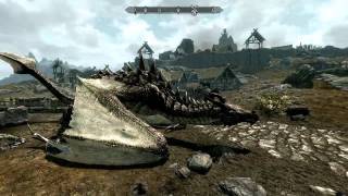 Playing as a dragon in Skyrim [upl. by Elston]