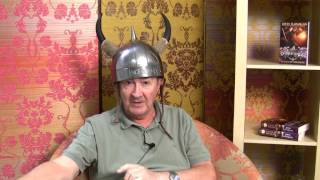 John Flanagan Gives Away his Writing Helmet [upl. by Derdle750]