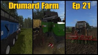 Lets Play Farming Simulator 17 PS4 Drumard Farm Ep 21 [upl. by Anirbes]