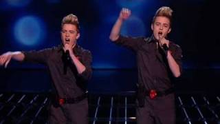 The X Factor 2009  John and Edward  Live Results 7 itvcomxfactor [upl. by Girish]