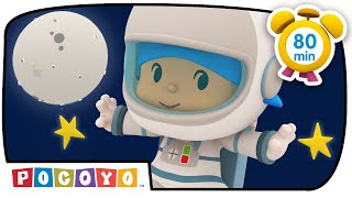 🚀 POCOYO ITALIANO  Sbarco sulla luna  80 min   VIDEO e CARTONI ANIMATI per bambini [upl. by Chapa]