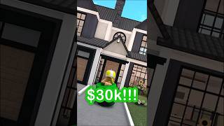 building a 30k bloxburg house 2 story😍 bloxburg roblox shorts robloxbloxburg [upl. by Enyrehtak517]