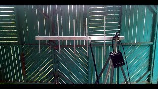 UHF Yagi 70cm 435445Mhz frequency response test with N1201SA VNA and SX400 [upl. by Alurd]