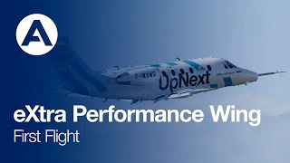 Airbus UpNext  eXtra Performance Wing first flight [upl. by Nairoc828]