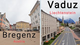 Bregenz Austria amp Vaduz Liechtenstein April 2023 Gopro [upl. by Tanitansy]