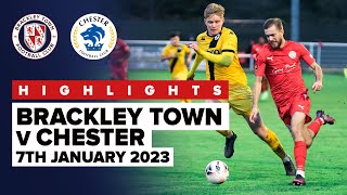 HIGHLIGHTS Brackley Town 1  1 Chester  7th January 2023 [upl. by Brocklin]