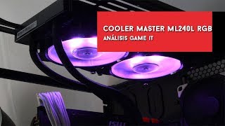 Cooler Master MasterLiquid ML240L RGB análisis en español [upl. by Nahsaj]