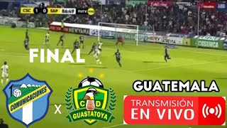 comunicaciones Vs guastatoya en vivo liga Guatemala gran final 2023 [upl. by Batory]