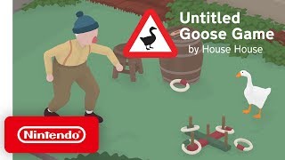 Untitled Goose Game  Launch Trailer  Nintendo Switch [upl. by Ecnarual977]