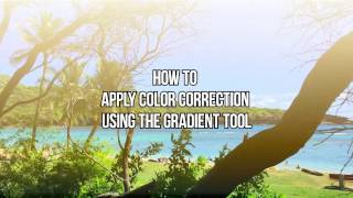 How to apply color correction using the Gradient tool with VSDC Free Video Editor [upl. by Trenna]