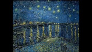 Vincent Starry Starry Night  Don McLean van Gogh paintings [upl. by Leinoto]