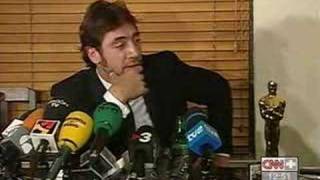 Primeras declaraciones de Bardem tras Ganar el Oscar CNN II [upl. by Dodwell]