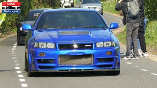 820HP 27L Nissan Skyline R34 GTR  Loud Accelerations [upl. by Willmert]