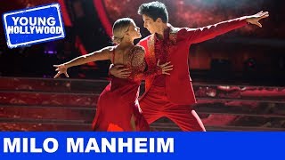 DWTSs Milo Manheim Spills About Teaching The Kardashians to Play Poker [upl. by Lesab]