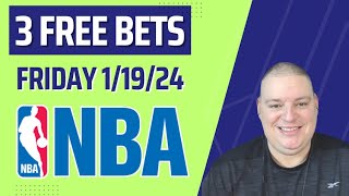 Friday 3 Free NBA Betting Picks amp Predictions  11924 l Picks amp Parlays [upl. by Philcox]