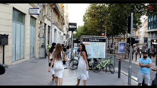 Une promenade a Marseille centre ville  جولة في شوارع مدينة مرسيليا الفرنسية [upl. by Wadlinger]